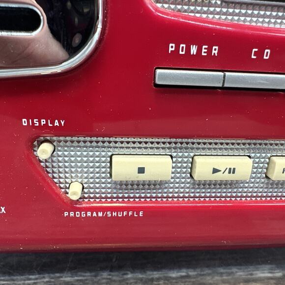 Rare TEAC Retro SL-D80 AM/FM Stereo Radio In Red {Q} - Picture 6 of 16